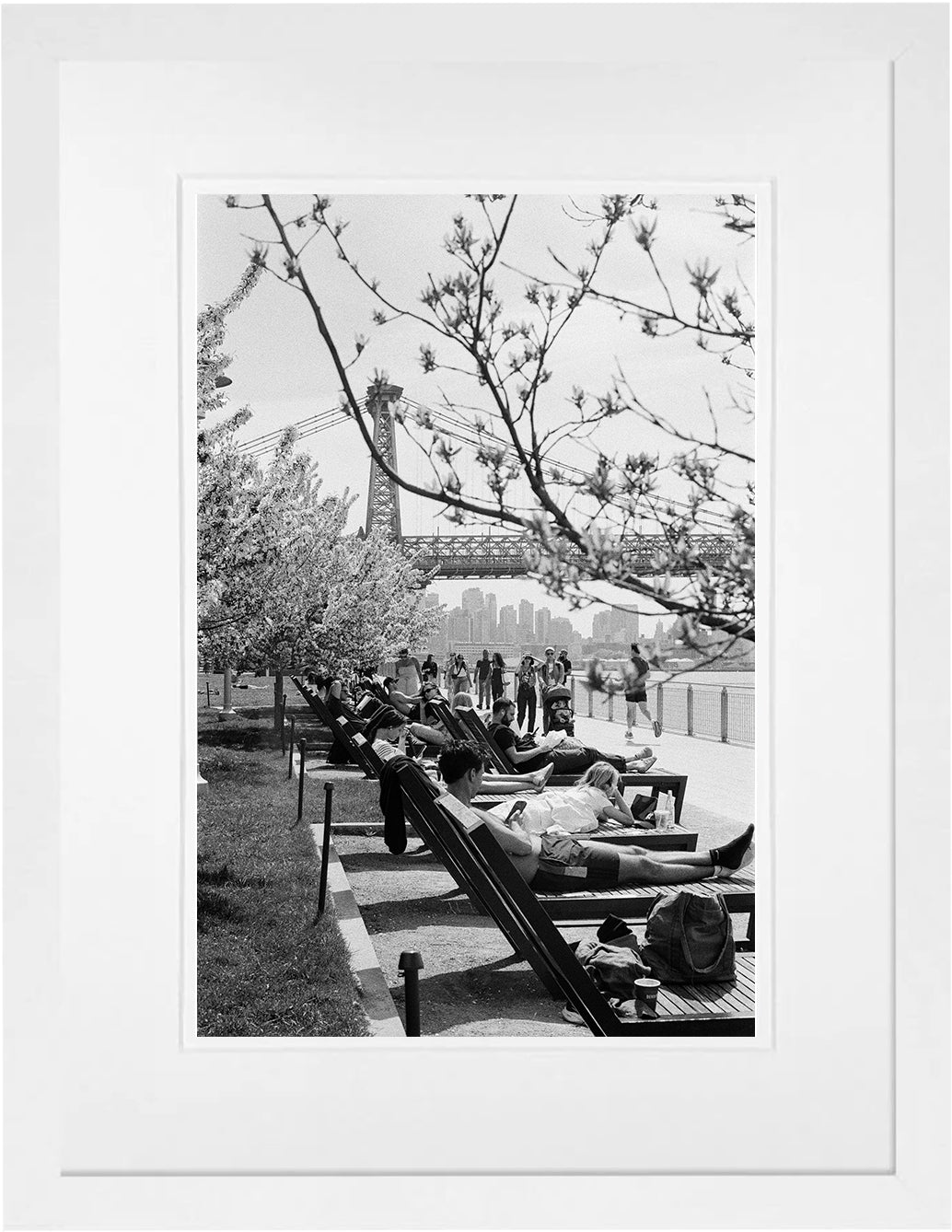 Spring in Domino Park on 35mm
