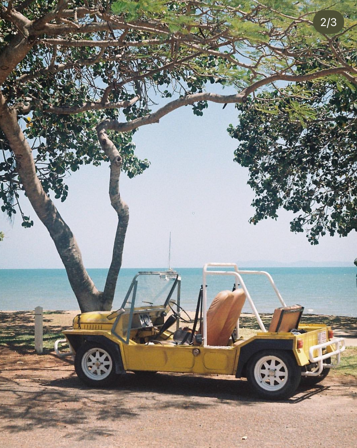 Magnetic Island Moke on 35mm