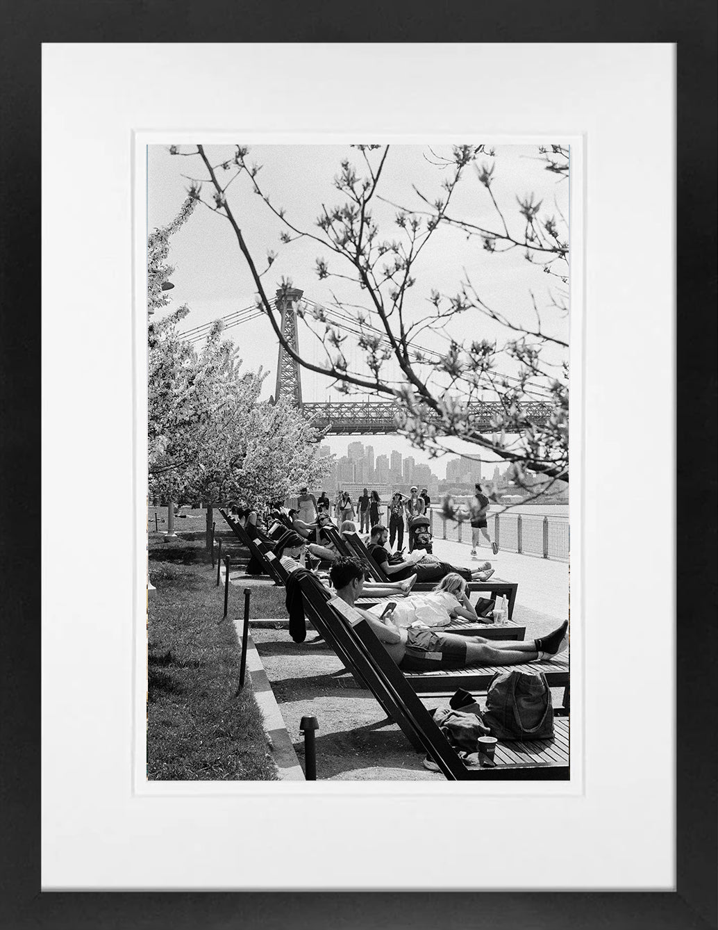 Spring in Domino Park on 35mm