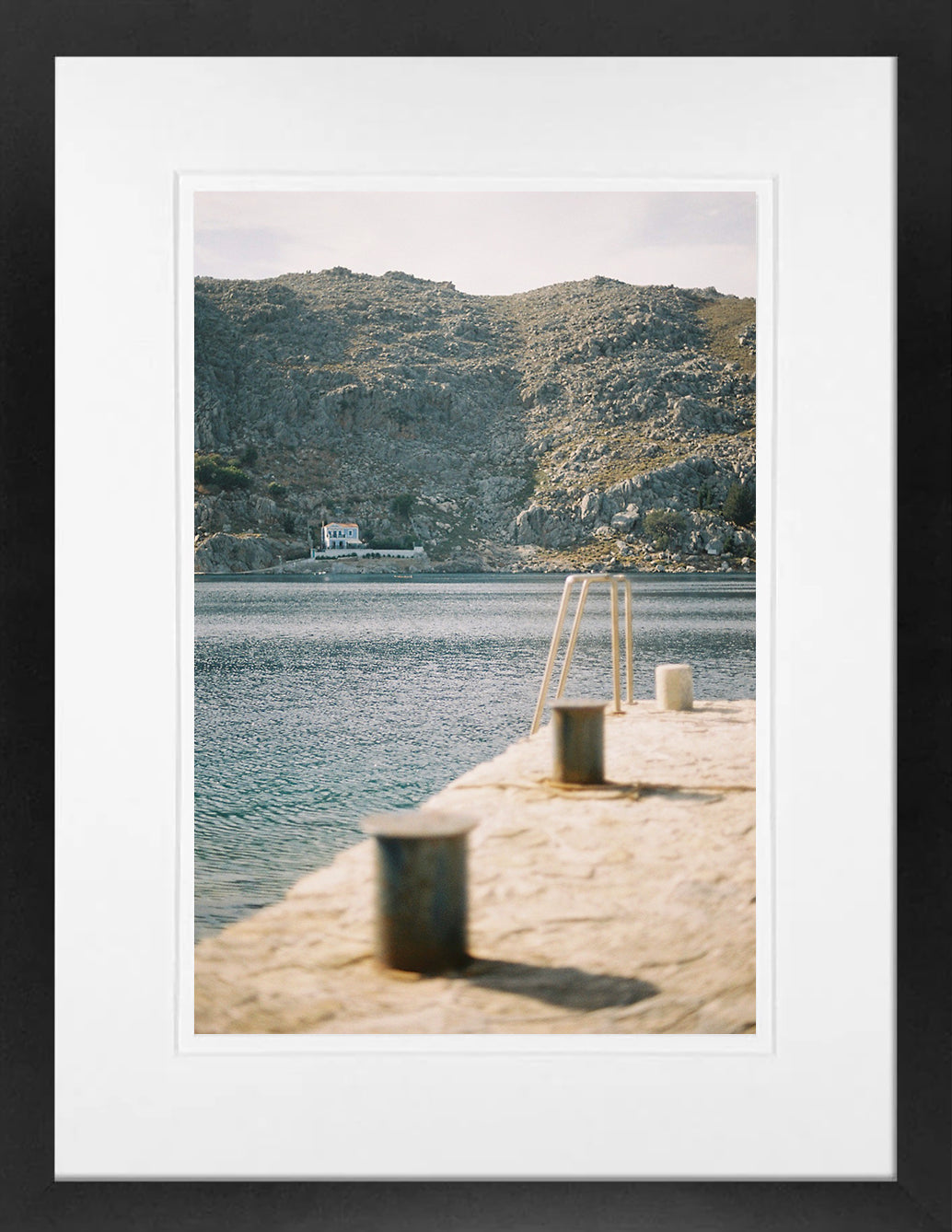 Symi Jetty on 35mm
